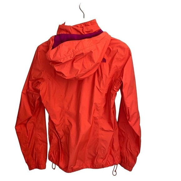 The North Face Hyvent Rain Jacket Size SP Outdoor Coat Hiking Gorpcore Orange - Picture 3 of 12